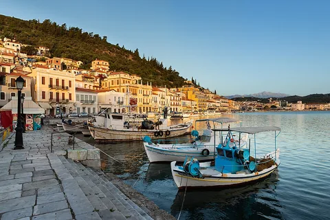 View of Gythion, Greece