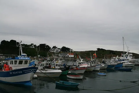 View of Houat, France