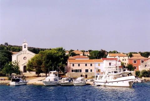 View of Ilovik, Croatia