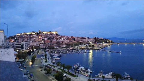 View of Kavala, Greece