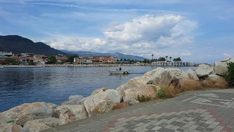 View of Kucukkuyu, Turkey