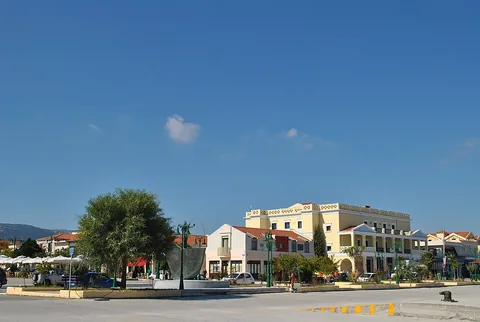 View of Lixouri, Greece