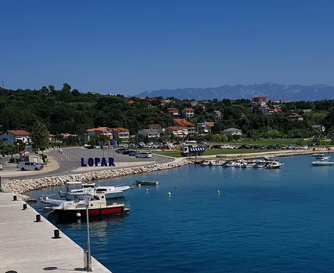 View of Lopar, Croatia