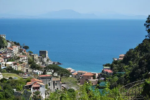 View of Maiori, Italy
