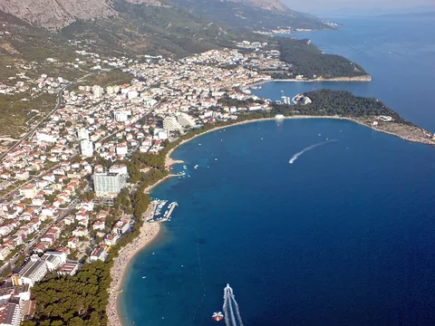 View of Makarska, Croatia
