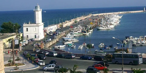 View of Manfredonia, Italy
