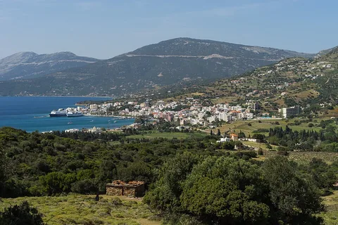 View of Marmari, Greece