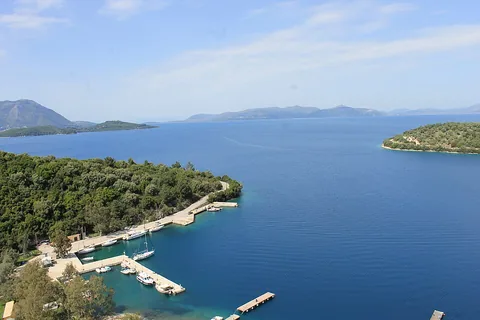 View of Meganisi (Spilia), Greece