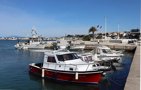 View of Novalja, Croatia