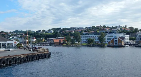 View of Os, Norway