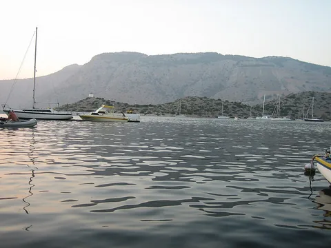 View of Panormitis (Simi), Greece