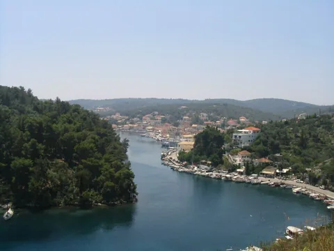 Gaios harbour on Paxos (Paxi), Greece