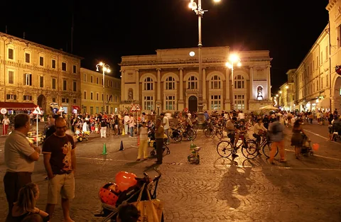 View of Pesaro, Italy