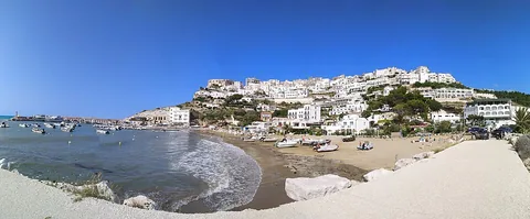 View of Peschici, Italy