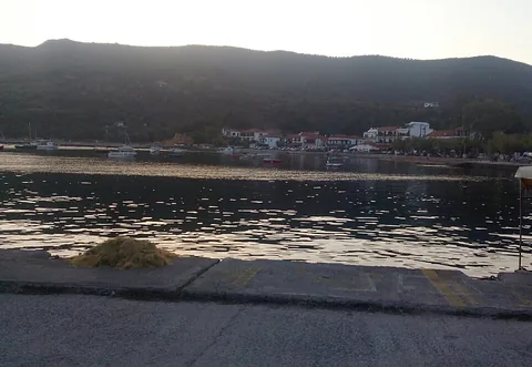 View of Platanias, Greece