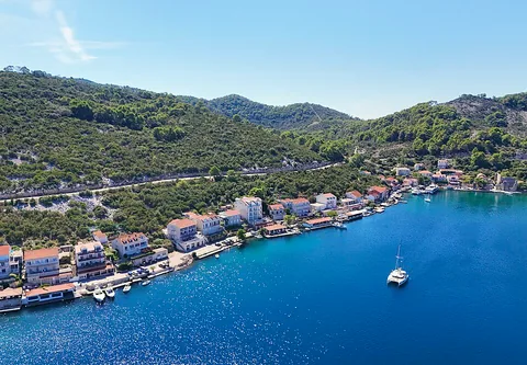 View of Polace, Croatia
