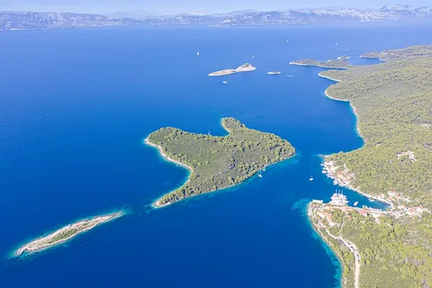 View of Pomena, Croatia