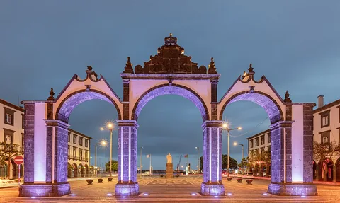 View of Ponta Delgada, Portugal