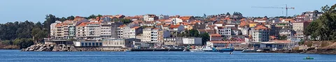 View of Portonovo, Spain