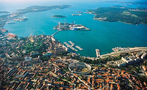 View of Pula, Croatia