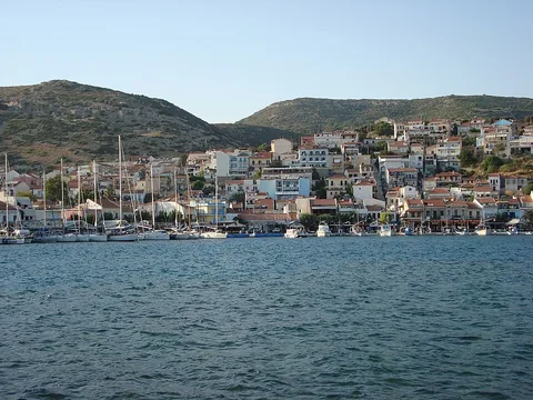 View of Pythagorio, Greece