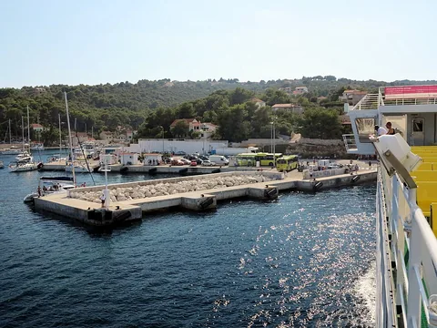View of Rogac, Croatia
