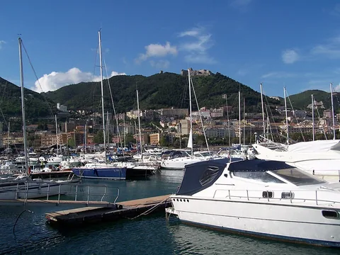 View of Salerno Manfredi, Italy