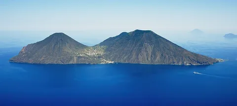 View of Salina, Italy