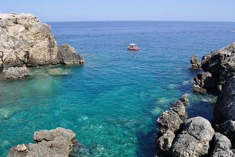 View of San Domino (Tremiti), Italy