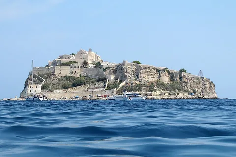 View of San Nicola (Tremiti), Italy