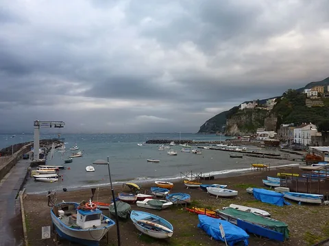 View of Seiano, Italy