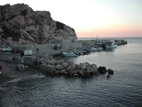View of Skala Kamirou, Greece