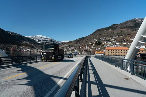 View of Sogndal, Norway