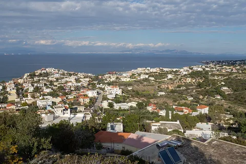 View of Souvala (Aegina), Greece