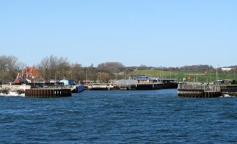 View of Spodsbjerg, Denmark