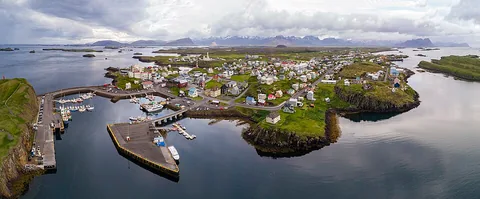 View of Stykkisholmur, Iceland